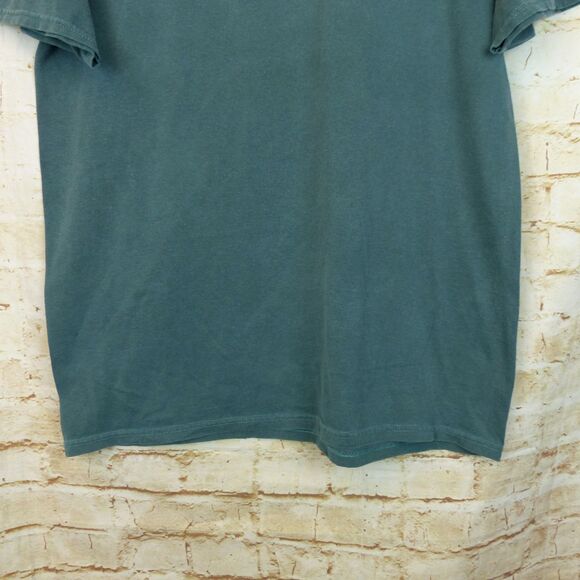 Cabo San Lucas Mexico T Shirt Mens L Green No Bad Days Lizard Graphic Jerzees - Picture 5 of 13